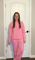 Pink Stripped Set