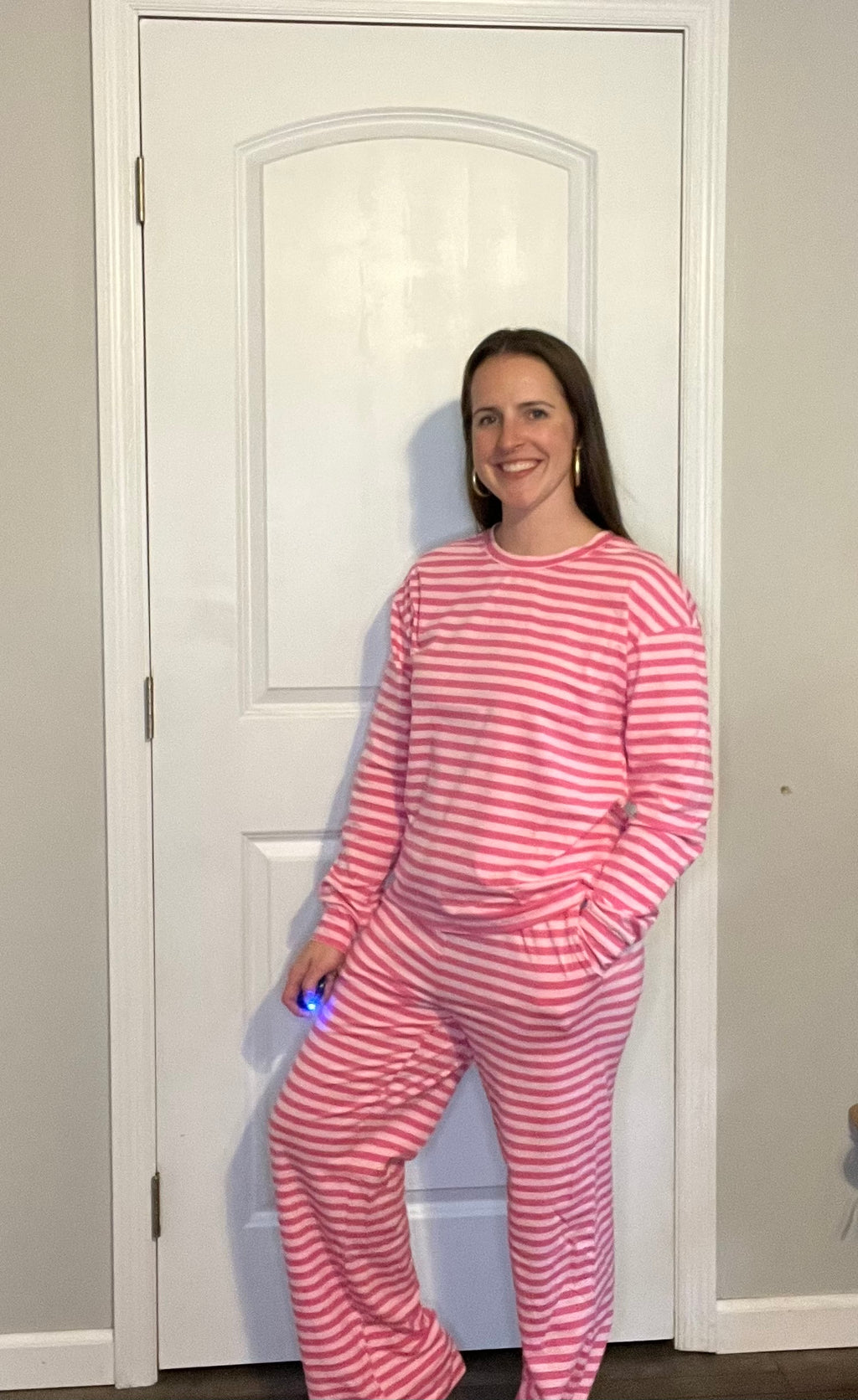 Pink Stripped Set