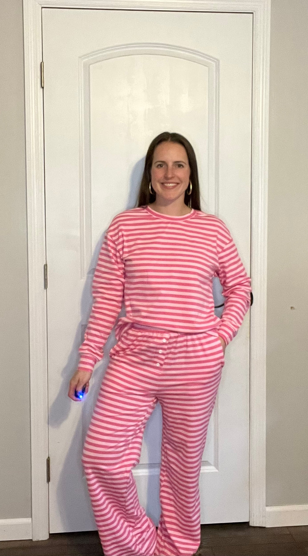 Pink Stripped Set