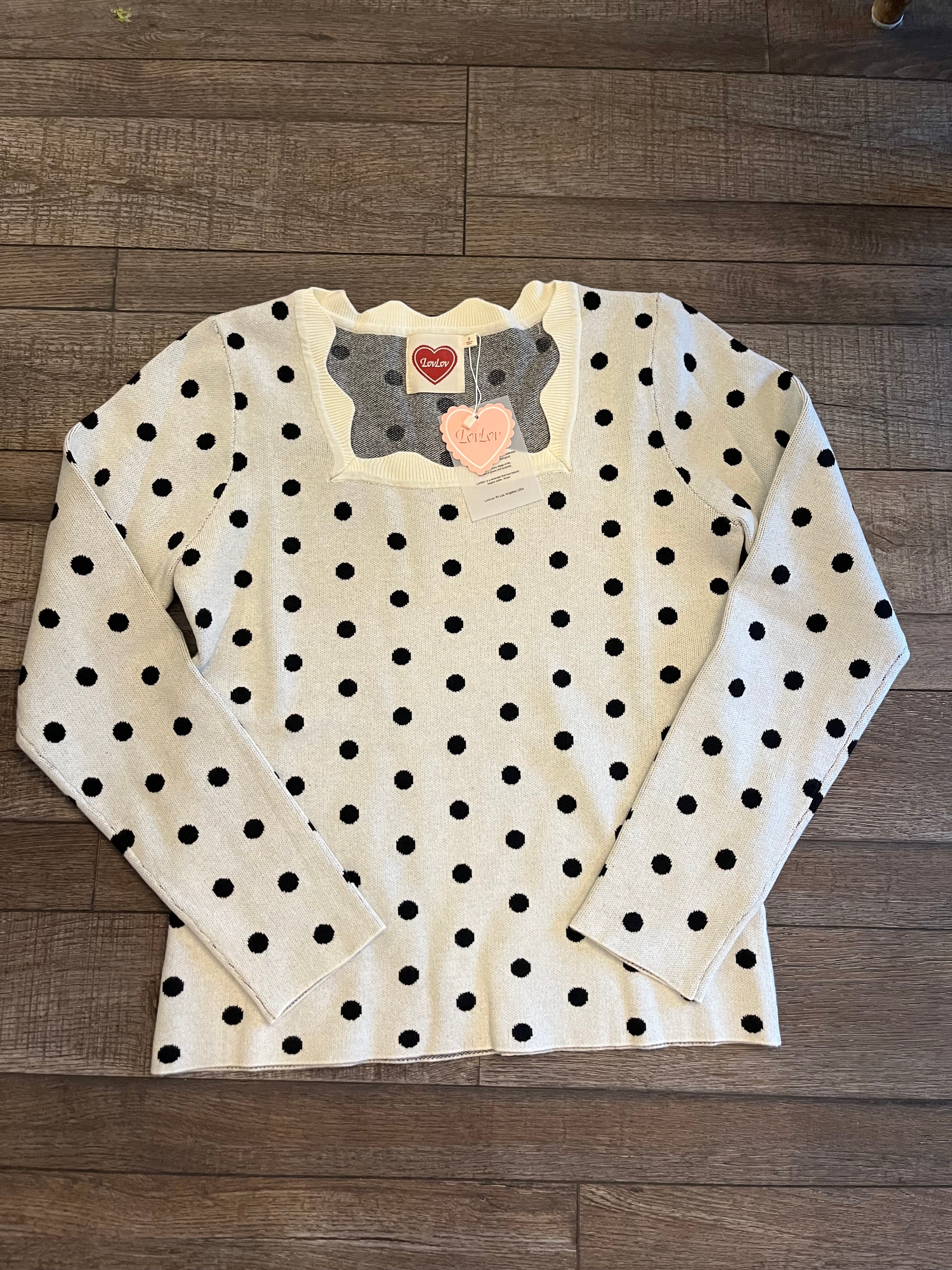 Polka Dot Sweater