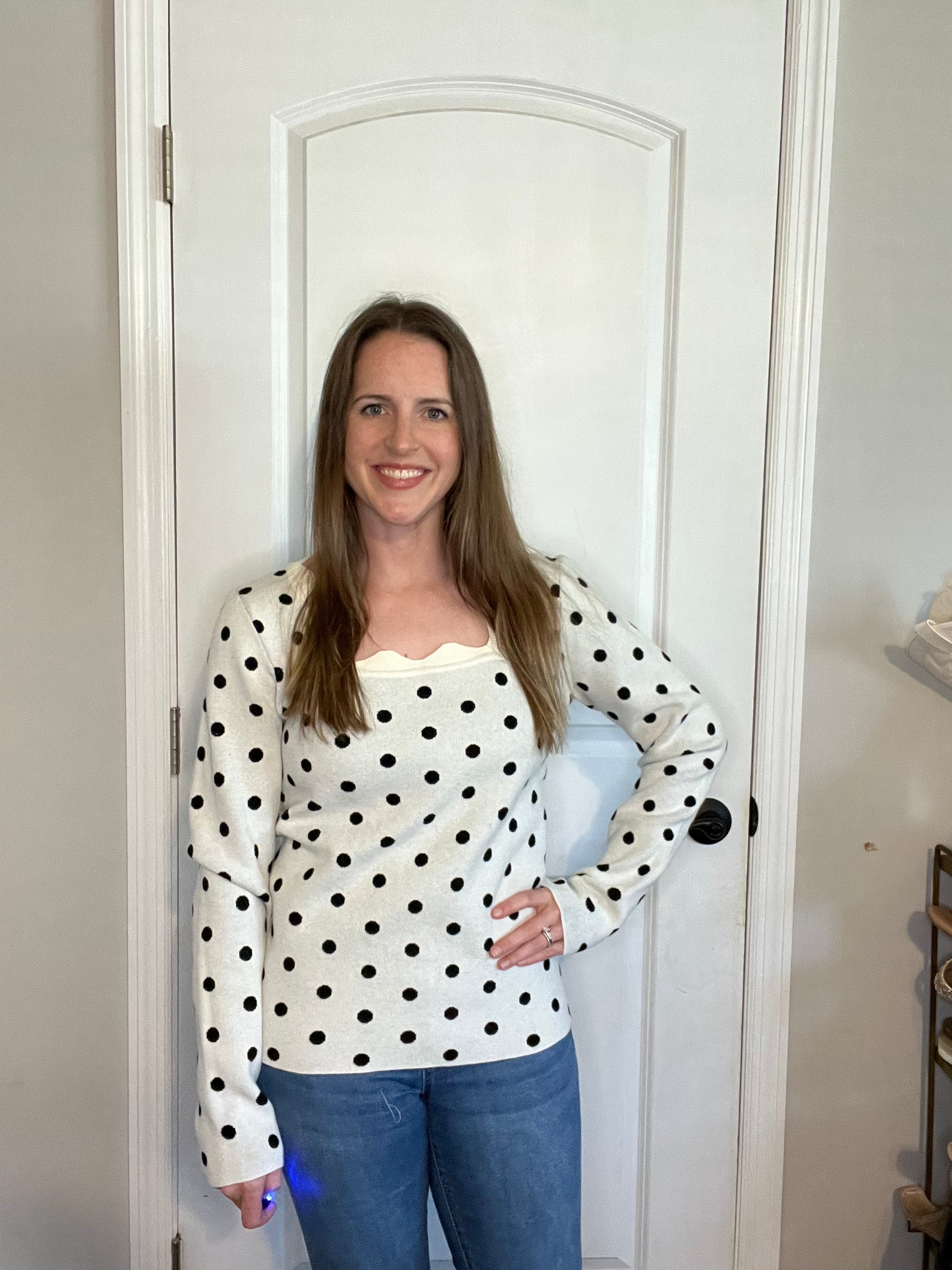 Polka Dot Sweater