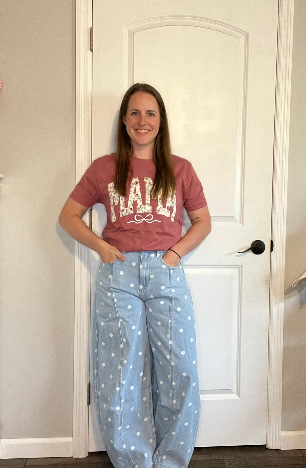 Polkadot Barrel Jeans