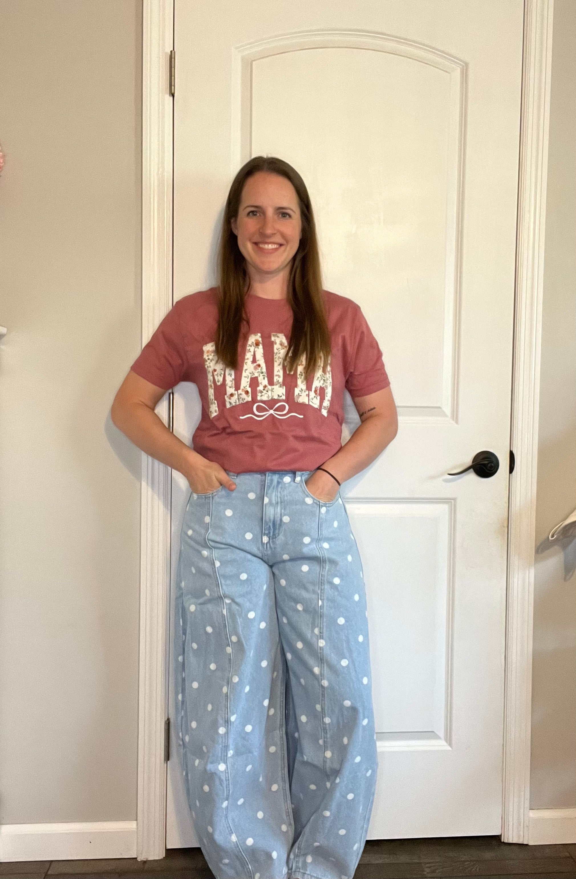 Polkadot Barrel Jeans