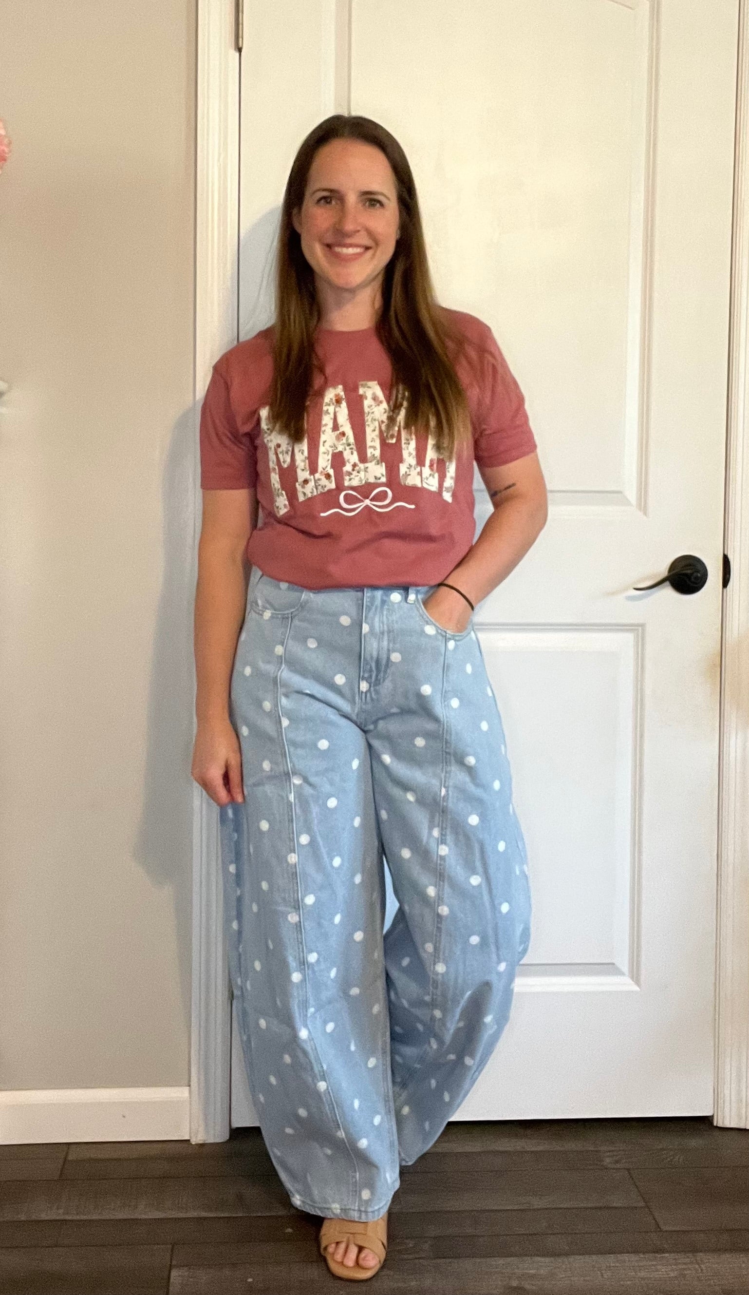 Polkadot Barrel Jeans