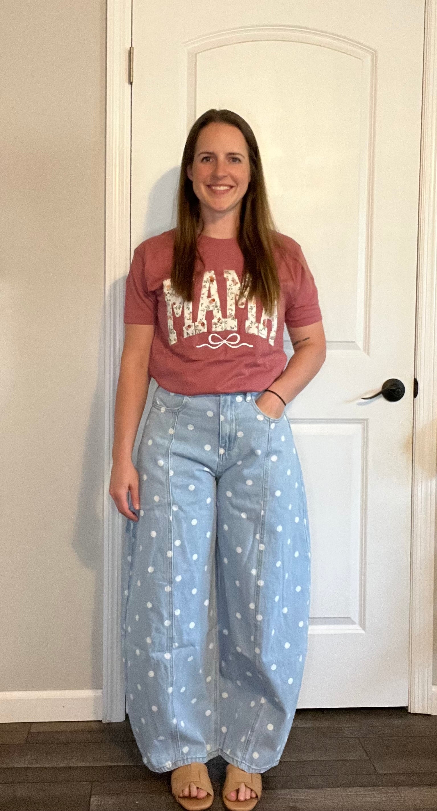 Polkadot Barrel Jeans