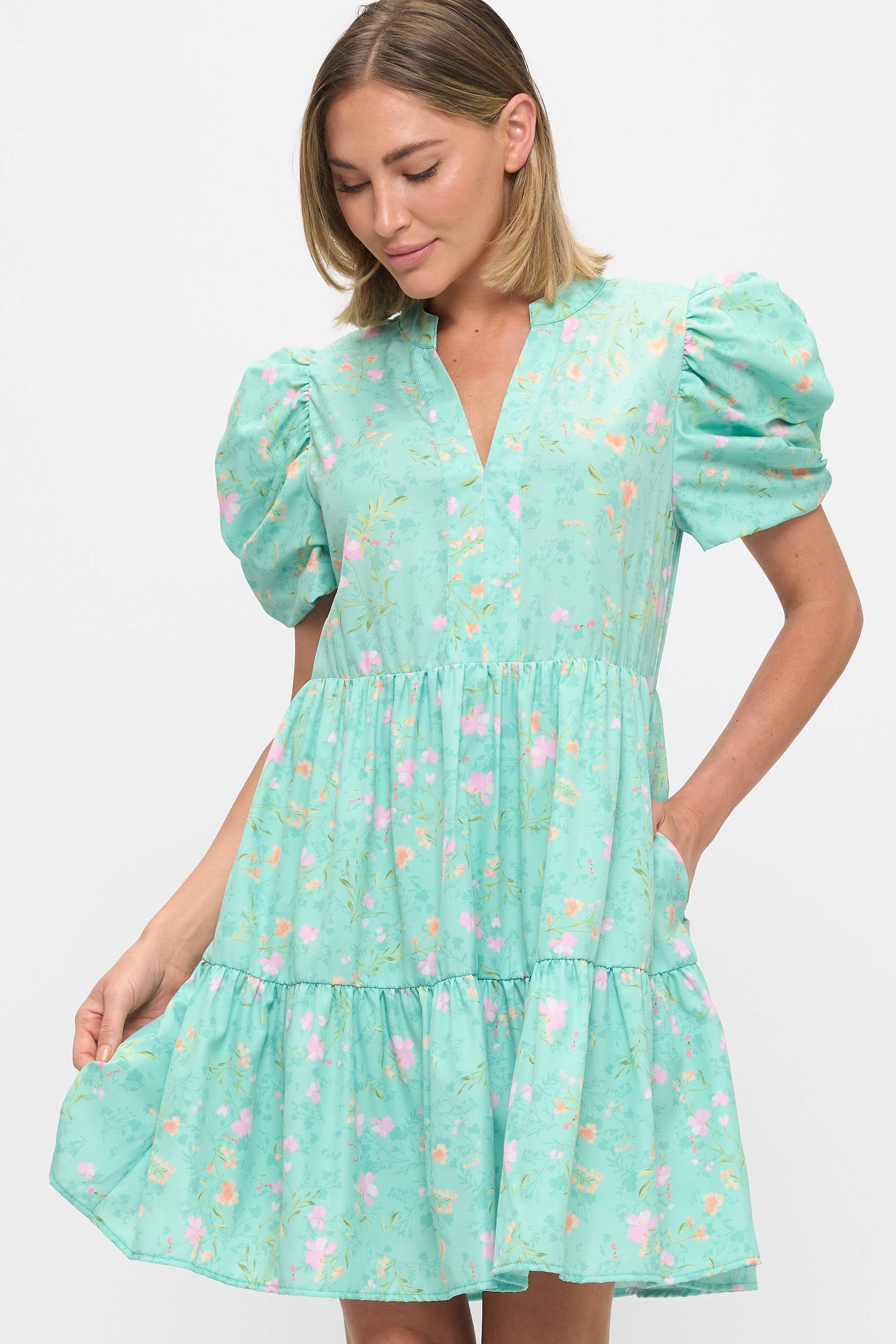 Floral Baby Doll Dress