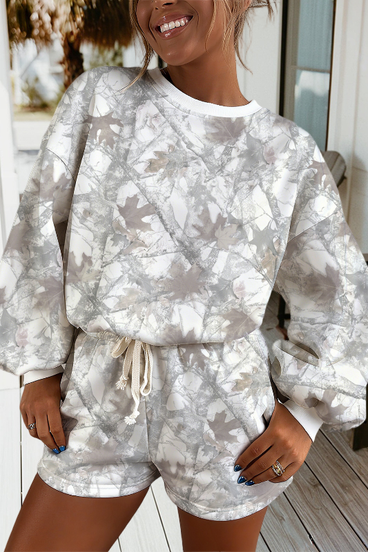 Camo Shorts Set